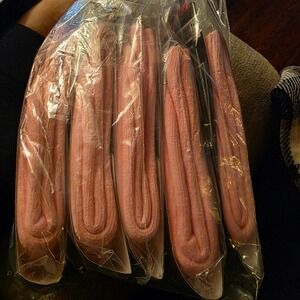 Snap-On Tools Pink Cotton Crew Socks 5 Pair Set Womens 6-10 Medium Made in USA